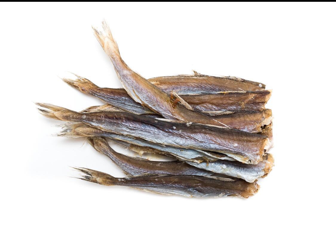 Blue whiting, back, dried